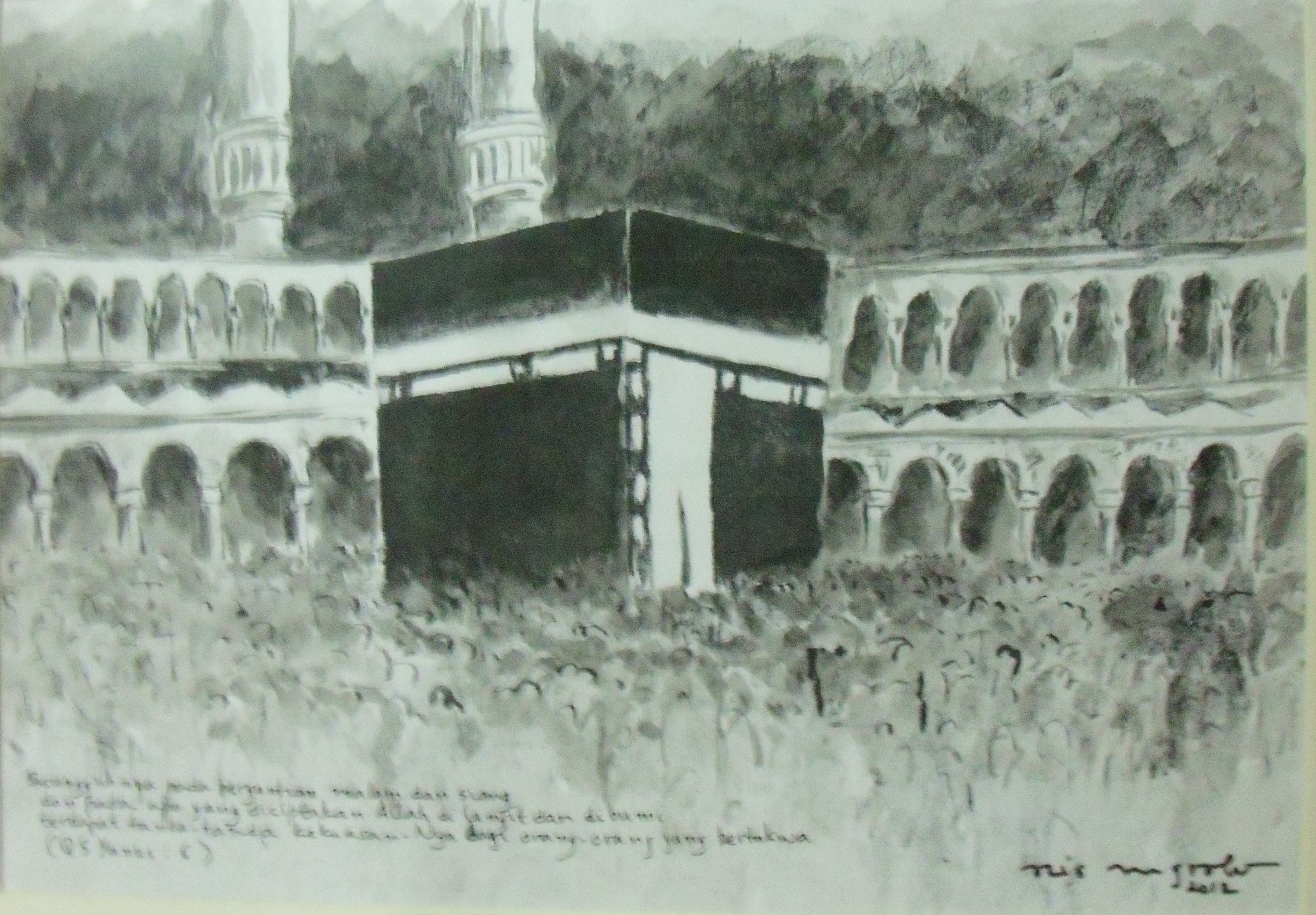 Lukisan Masjidil Haram Cikimmcom